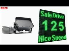 رادار سرعت سنج انگلیسی عربی صفحه نمایش LED الگوهای قابل تنظیم متن قابل ویرایش