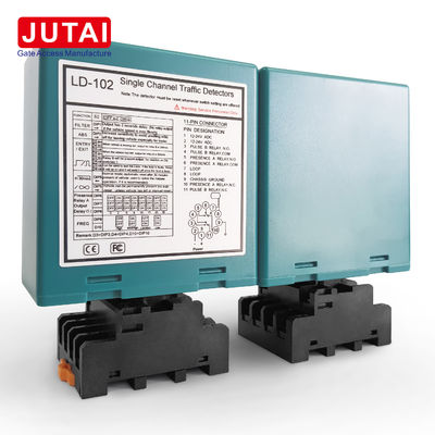 Four Step Switch Selectable 20-80KHz Auto Reset Loop Detector with Lightning Protection for Barrier Gates