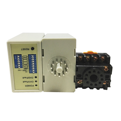 LD-200 دو کانال دستگاه تشخیص حلقه خودرو با محدوده 20 تا 2000uh و قدرت 110 تا 240VAC برای مدیریت پارکینگ