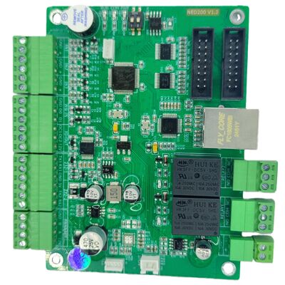 کنترل کننده صفحه نمایش LED هدایت پارک NED200 با TCP IP MQTT RS485 HUB75 HUB08 رله و پخش صوتی