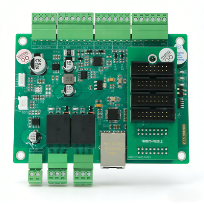 کنترلر نمایشگر LED چند رابط NED200 با اترنت MQTT RS485 RS232 Wiegand Relay HUB75 برای سیستم های پارکینگ